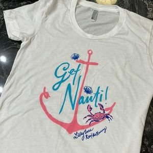 EUC  Lilly Pulitzer Get Nauti Tshirt
